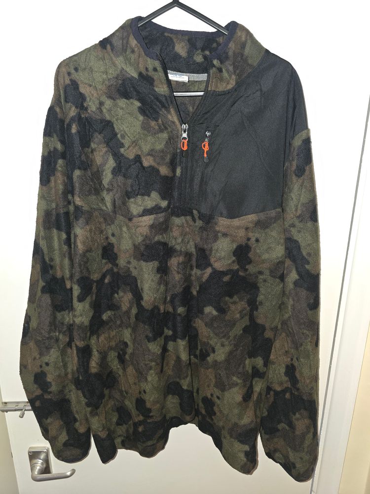 Starter Camouflage Fleece Pullover Jacket