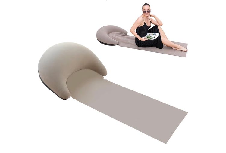 Inflatable Pillow Beach Lounger Chair image 5