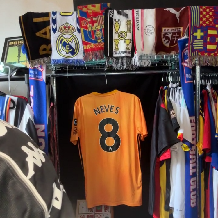 Adidas Wolves 2018 Home #8 Neves - Medium product image