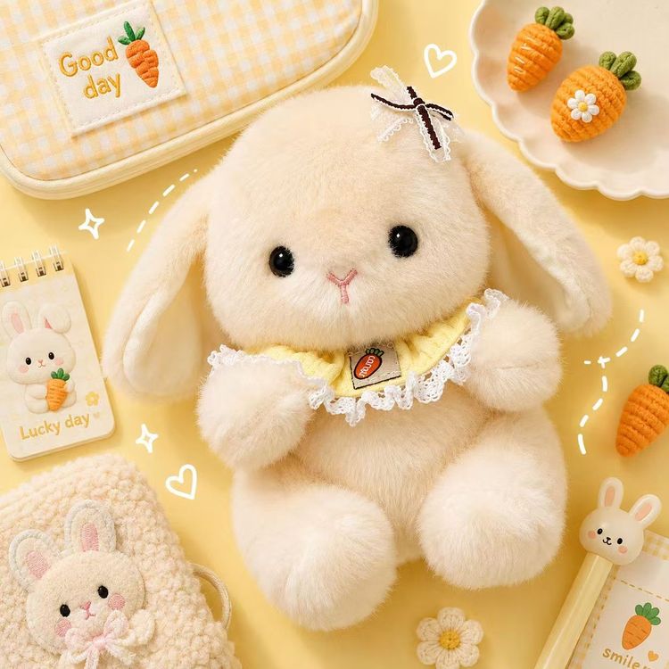 White Plush Bunny Doll image 2