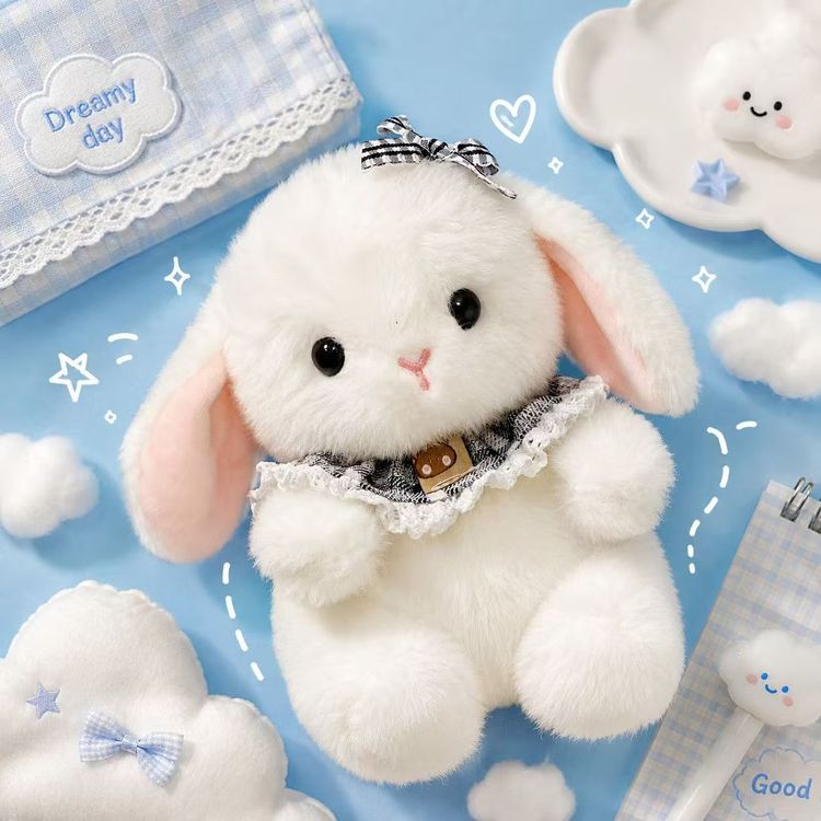 White Plush Bunny Doll