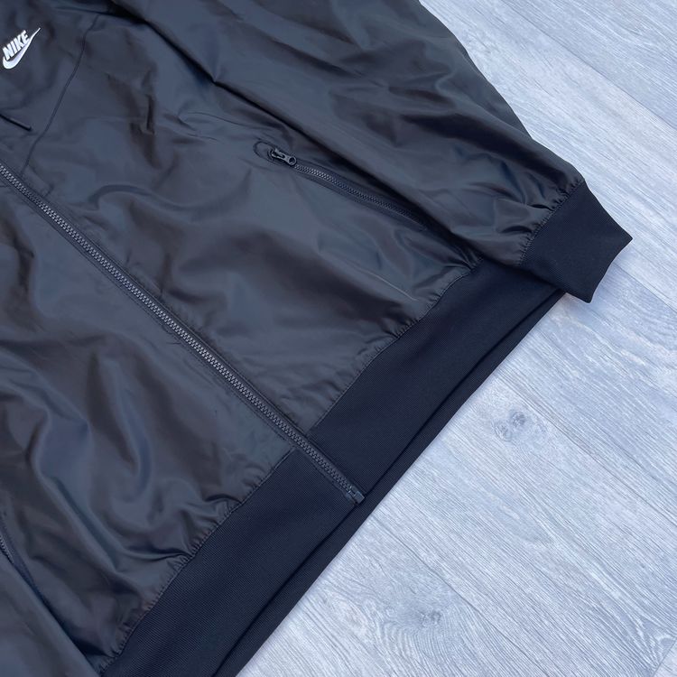 Nike Woven Windrunner Windbreaker Full Zip Jacket - Black/Black [DA0001-010] image 3