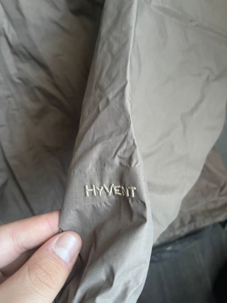 Grey North Face Hyvent Raincoat 3