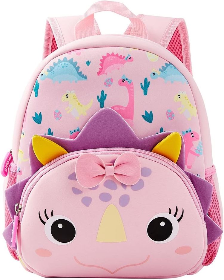 Pink Dinosaur Kids Backpack image 1