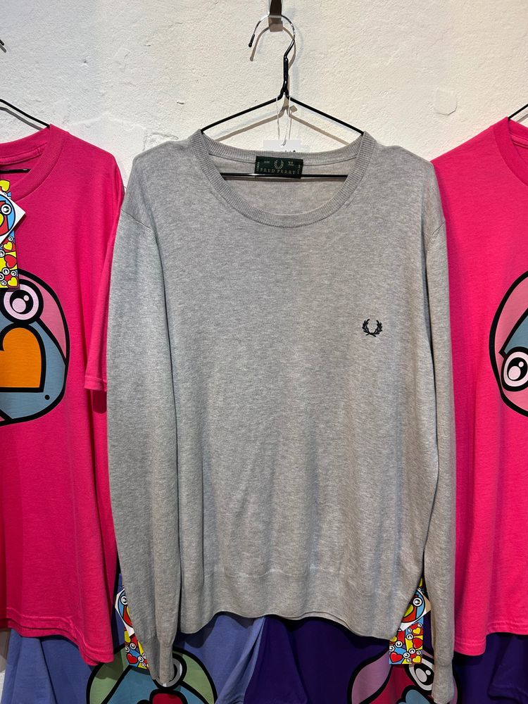 Fred Perry Grey Sweater