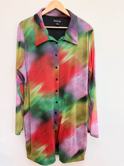 Prettylittlething Multicolor Long Sleeve Shirt Dress