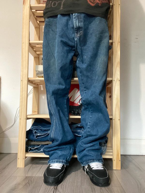 38W Vintage Baggy Dickies Jeans Blue