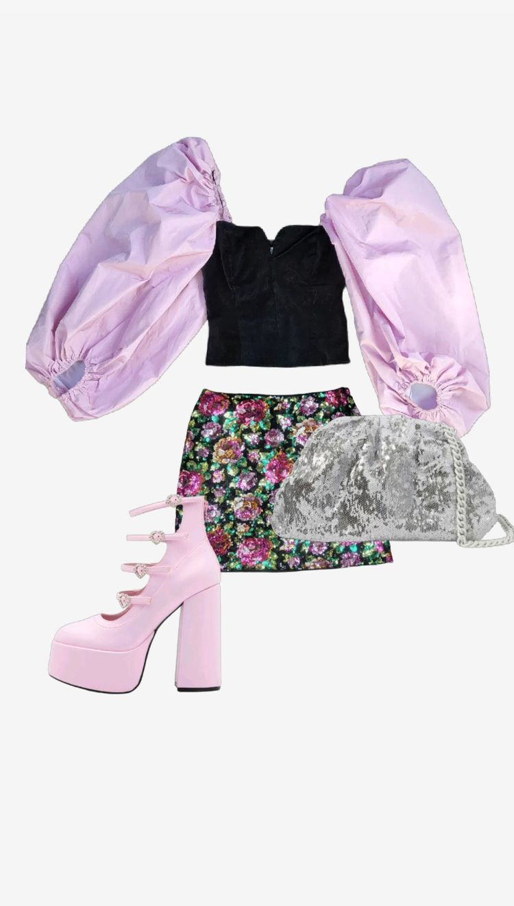 Pink Platform High Heel Shoes With Heart Buckles image 7