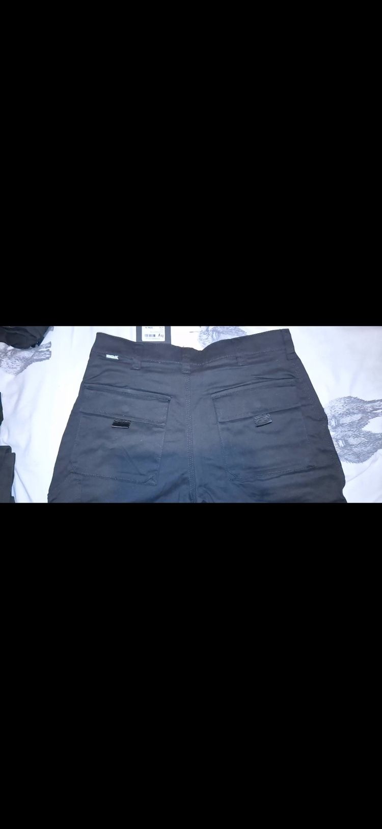 Regatta Black Cargo Trousers image 3