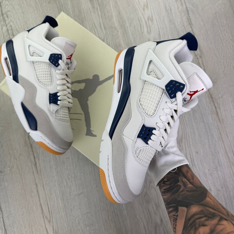 Jordan 4 Retro Men’s Retro SB Navy Blends Trainers image 5