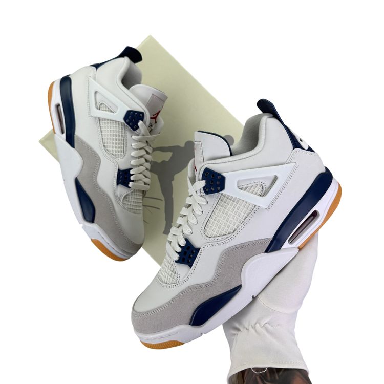 Jordan 4 Retro Men’s Retro SB Navy Blends Trainers image 6