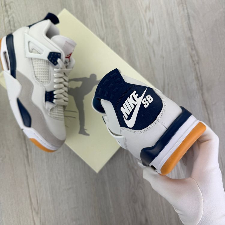 Jordan 4 Retro Men’s Retro SB Navy Blends Trainers image 7