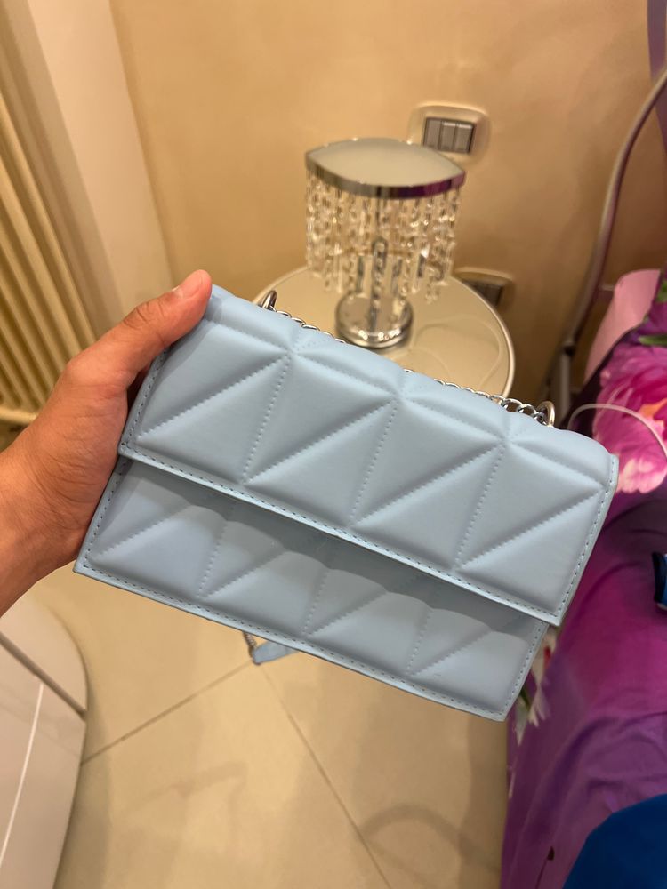 Other Light Blue Quilted Handbag product image