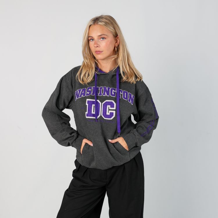 Other Charcoal Grey y2ks Washington Hoodie (m) product image