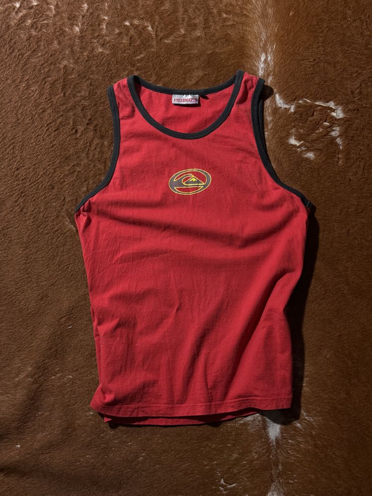 OG Vintage Quiksilver Red Surf Tank Top