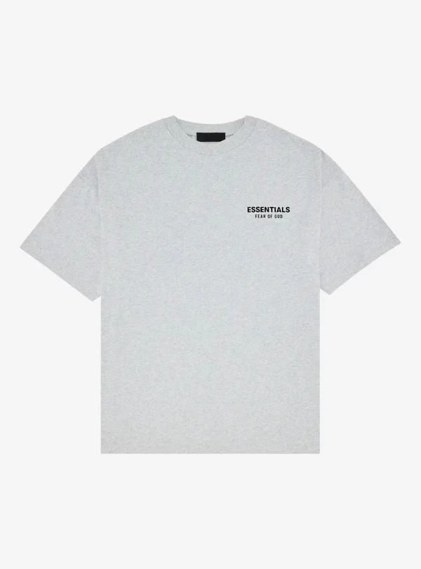 Fear of God Essentials Jersey Crewneck T-Shirt Light Heather Grey