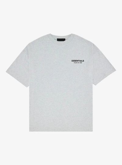 Fear of God Essentials Jersey Crewneck T-Shirt Light Heather Grey