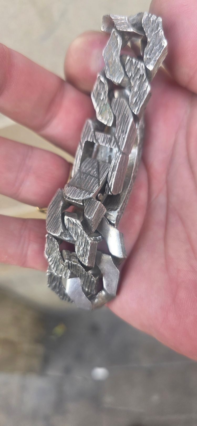 925 sterling Silver Bracelet 143gram £325 obraz 5