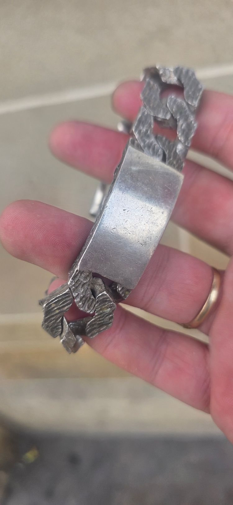 925 sterling Silver Bracelet 143gram £325 obraz 4