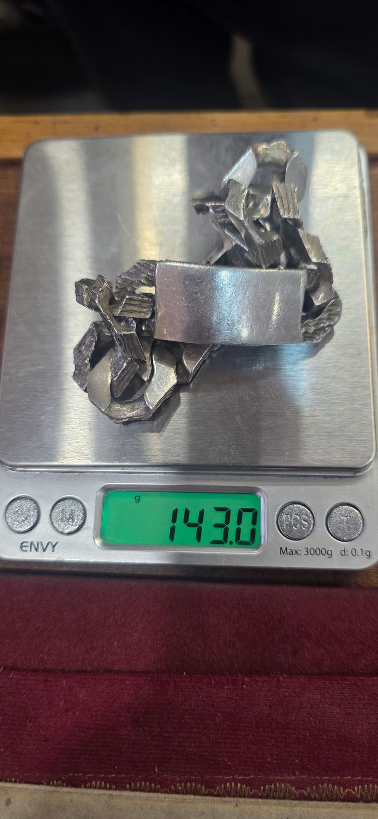 925 sterling Silver Bracelet 143gram £325 obraz 3
