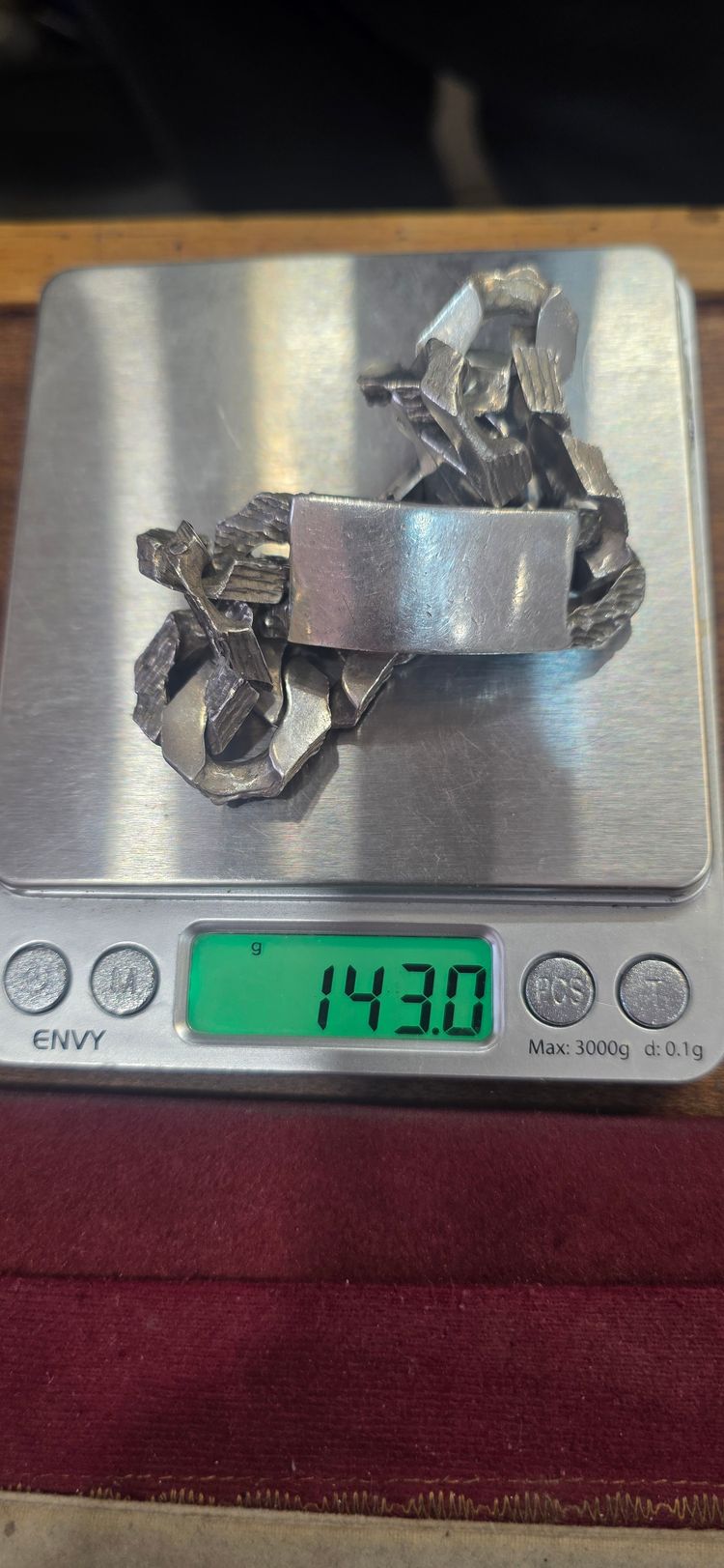 925 sterling Silver Bracelet 143gram £325 obraz 1