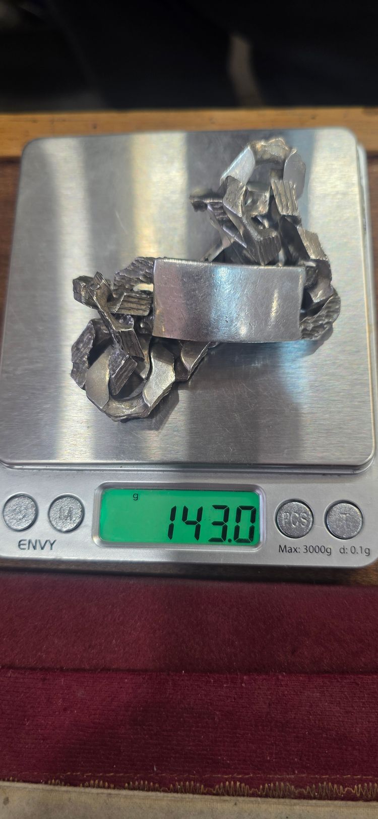 925 sterling Silver Bracelet 143gram £325 obraz 2