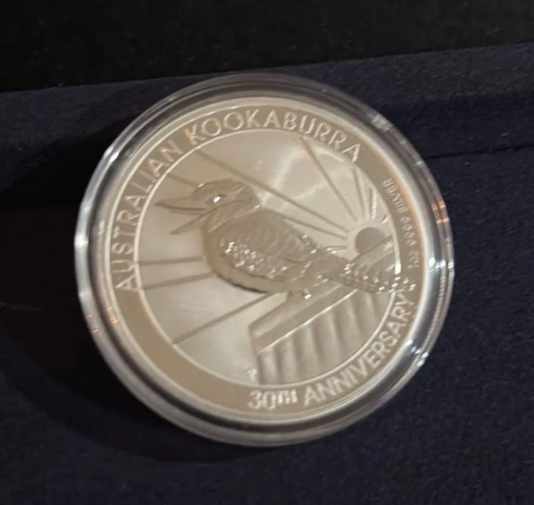 Australian Kookaburra 30Th Anniversary Coin image 1