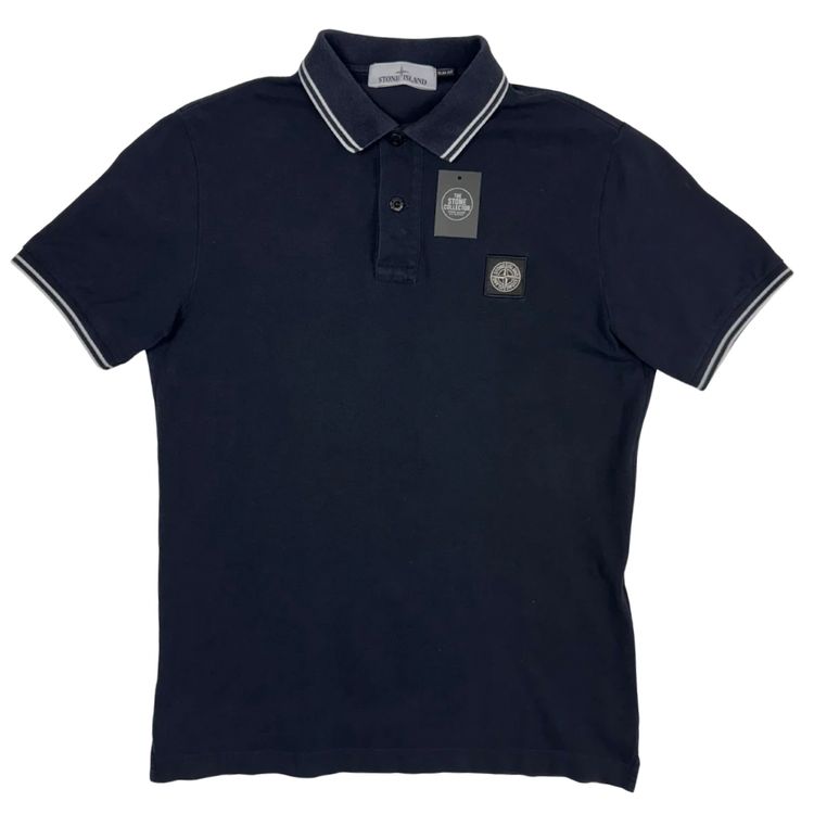 Polo Stone Island Azul marino manga corta - talla M image 1