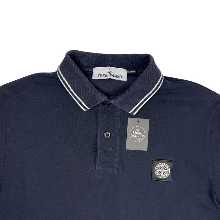 Polo Stone Island Azul marino manga corta - talla M image 2