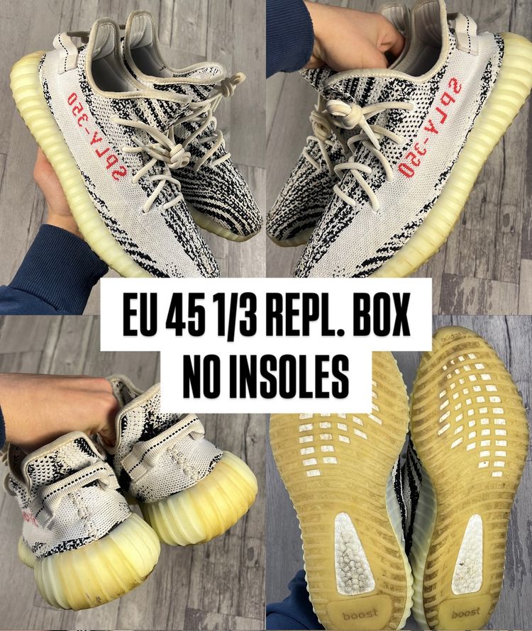 Yeezy YEEYZ 350 ZEBRA 45 1/3 REPL. BOX product image