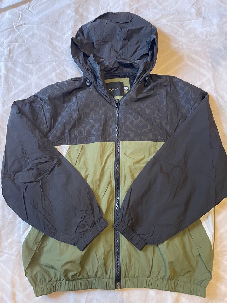 Coach Men'S Hooded Windbreaker Jacket
