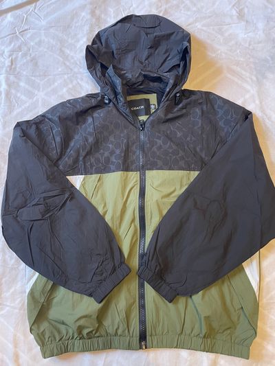 Coach Men'S Hooded Windbreaker Jacket