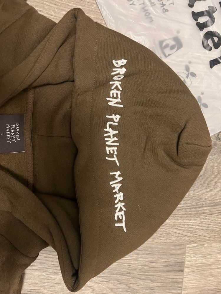 Broken Planet Brown I’m Going To Outer Space Zip-Up Hoodie 3