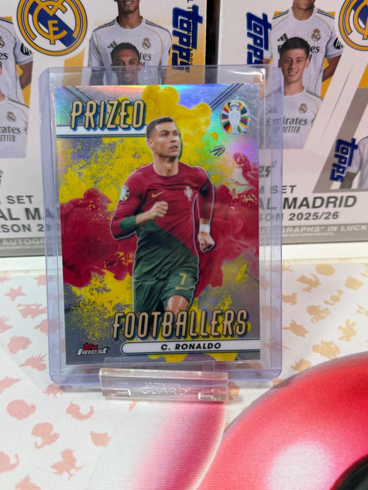 Topps finest cristiano Ronaldo fusión color sp short print 