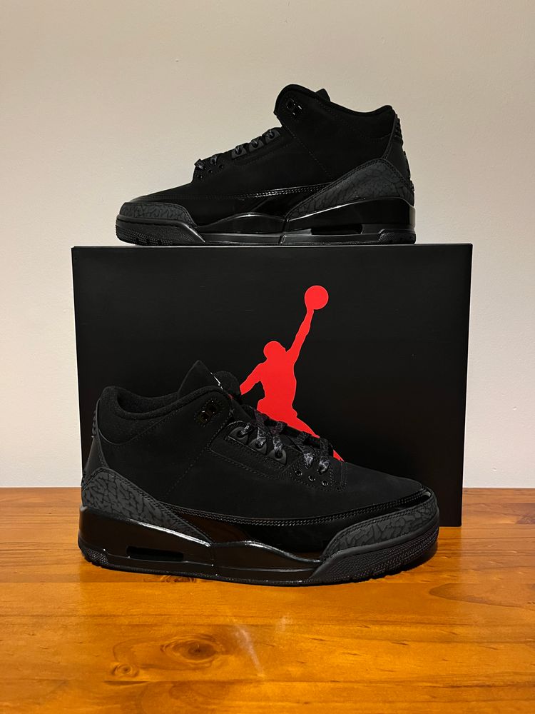 Nike jordan 3 black cat  product image
