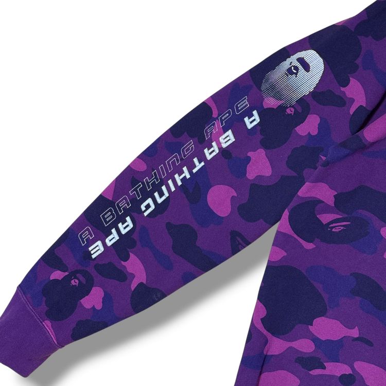 A Bathing Ape Sweatshirt Purple camo, XL image 3