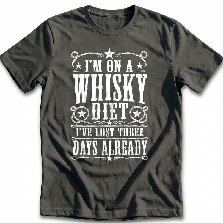 Whisky Diet Western T-Shirt AU 3