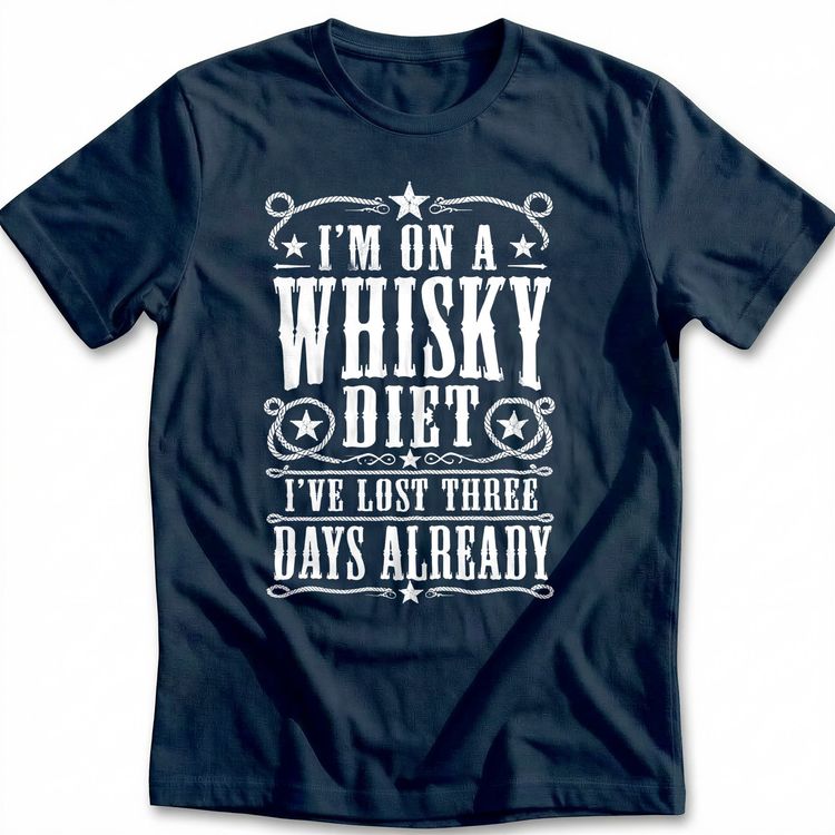 Whisky Diet Western T-Shirt AU