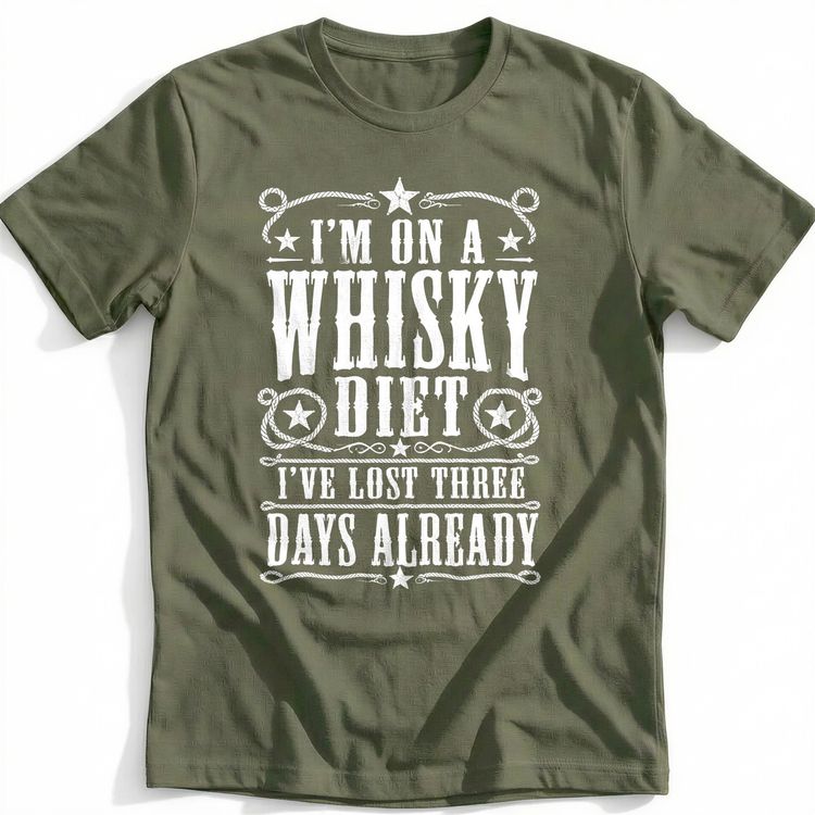 Whisky Diet Western T-Shirt AU 4