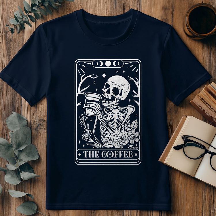 The coffee skull wh T Shirt image 3