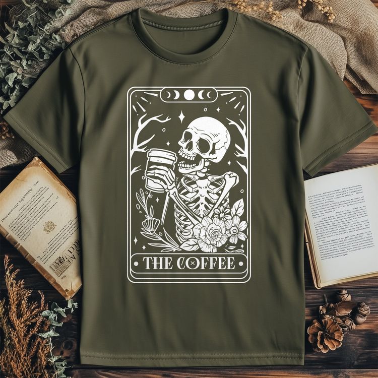 The coffee skull wh T Shirt image 5