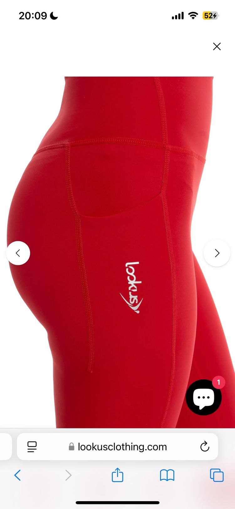 Immagine di Red Sports Bra And Leggings Set 4