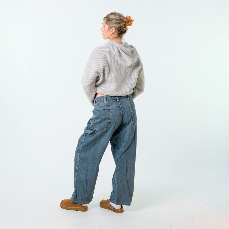Blue y2ks Wrangler Denim Carpenter Baggy Jeans Pants (36x26) image 6