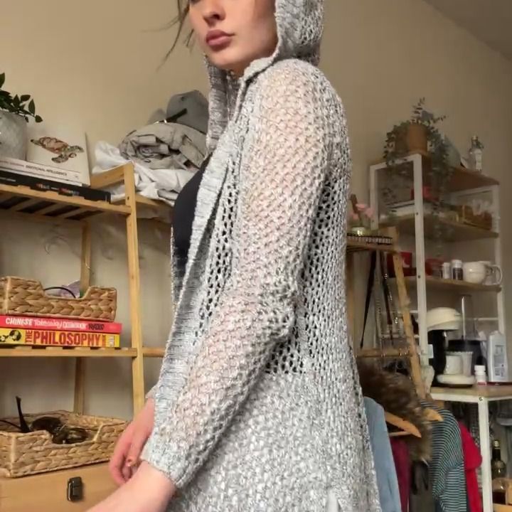 Hollister Co. hollister knitted hooded jumper  product image
