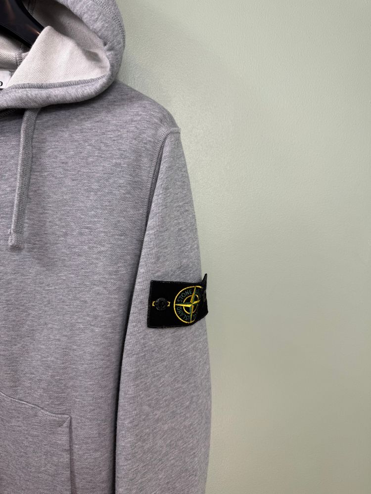 Stone Island Grey Zipped Hoodie 6