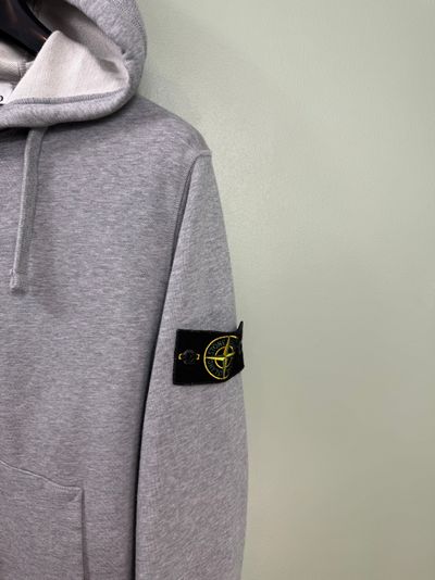 Stone Island Grey Zipped Hoodie 6