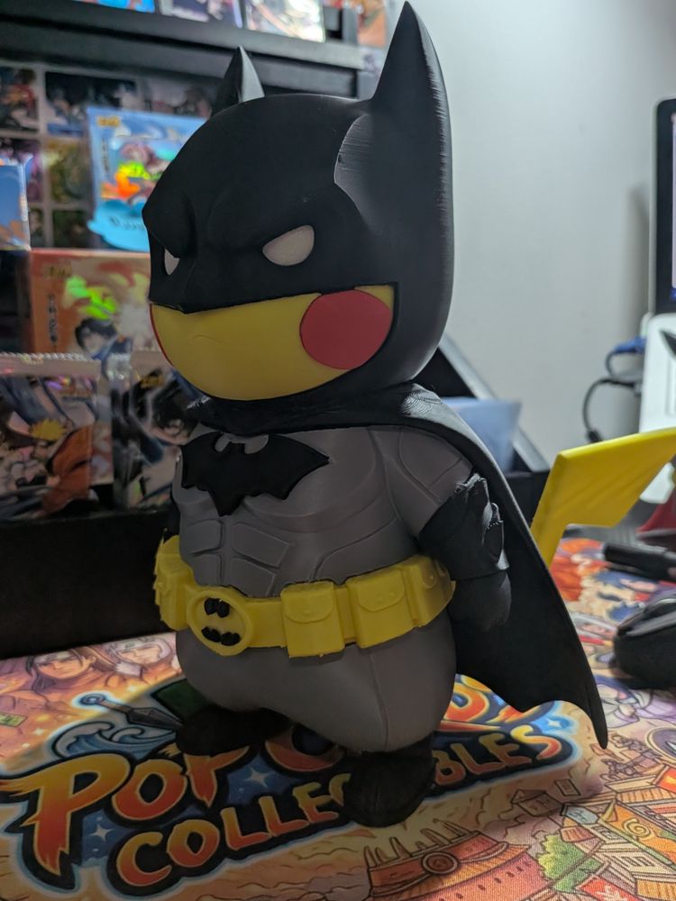3D Batman Pikachu Collectible Figure