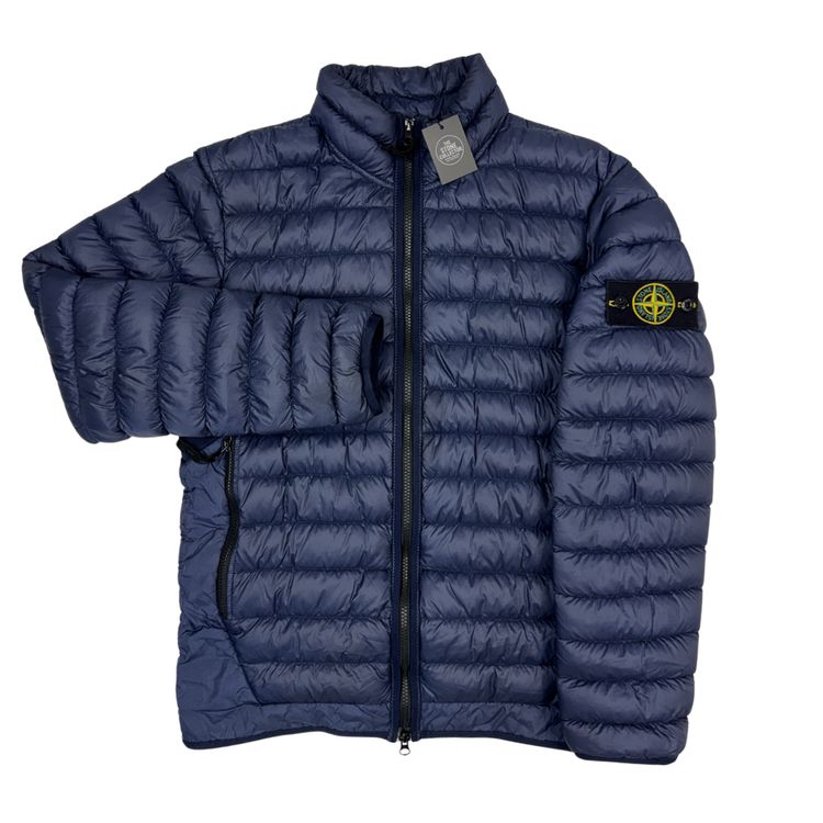 Chaqueta Stone Island Garment Dyed Micro Yarn Down Azul marino - talla M imagen 1