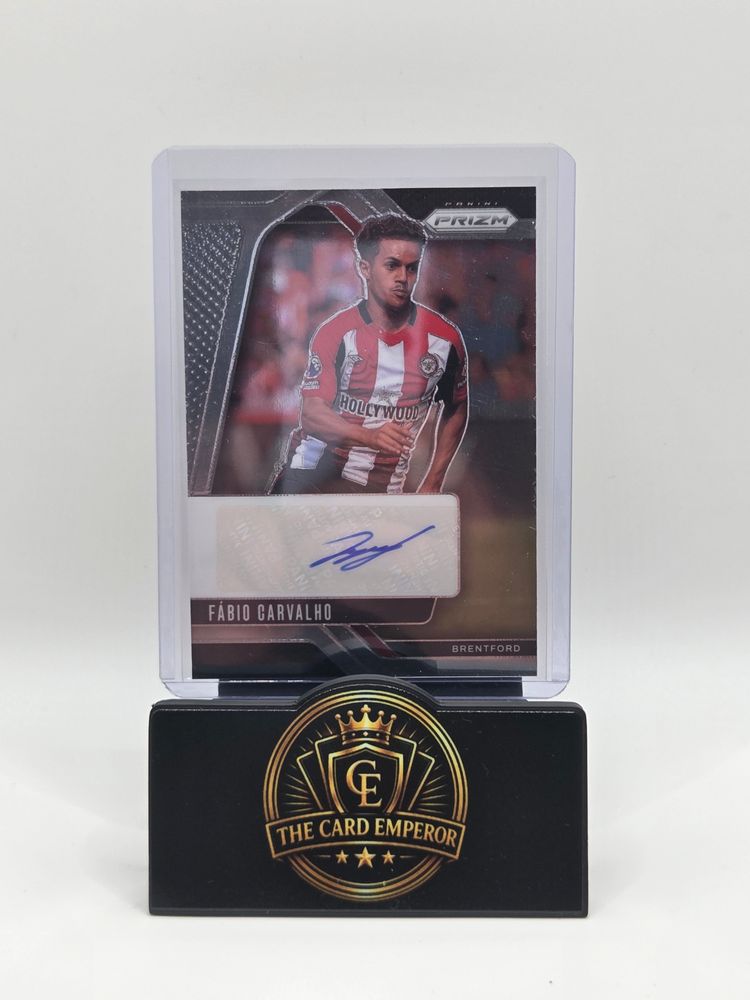 Fabio Carvalho (Brentford) Autographed Card Prizm Premier League 2024-2025