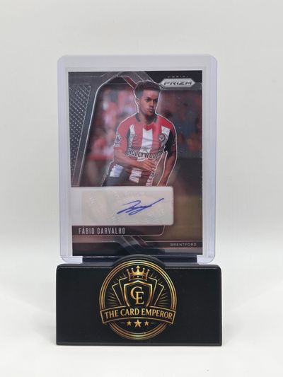Fabio Carvalho (Brentford) Autographed Card Prizm Premier League 2024-2025